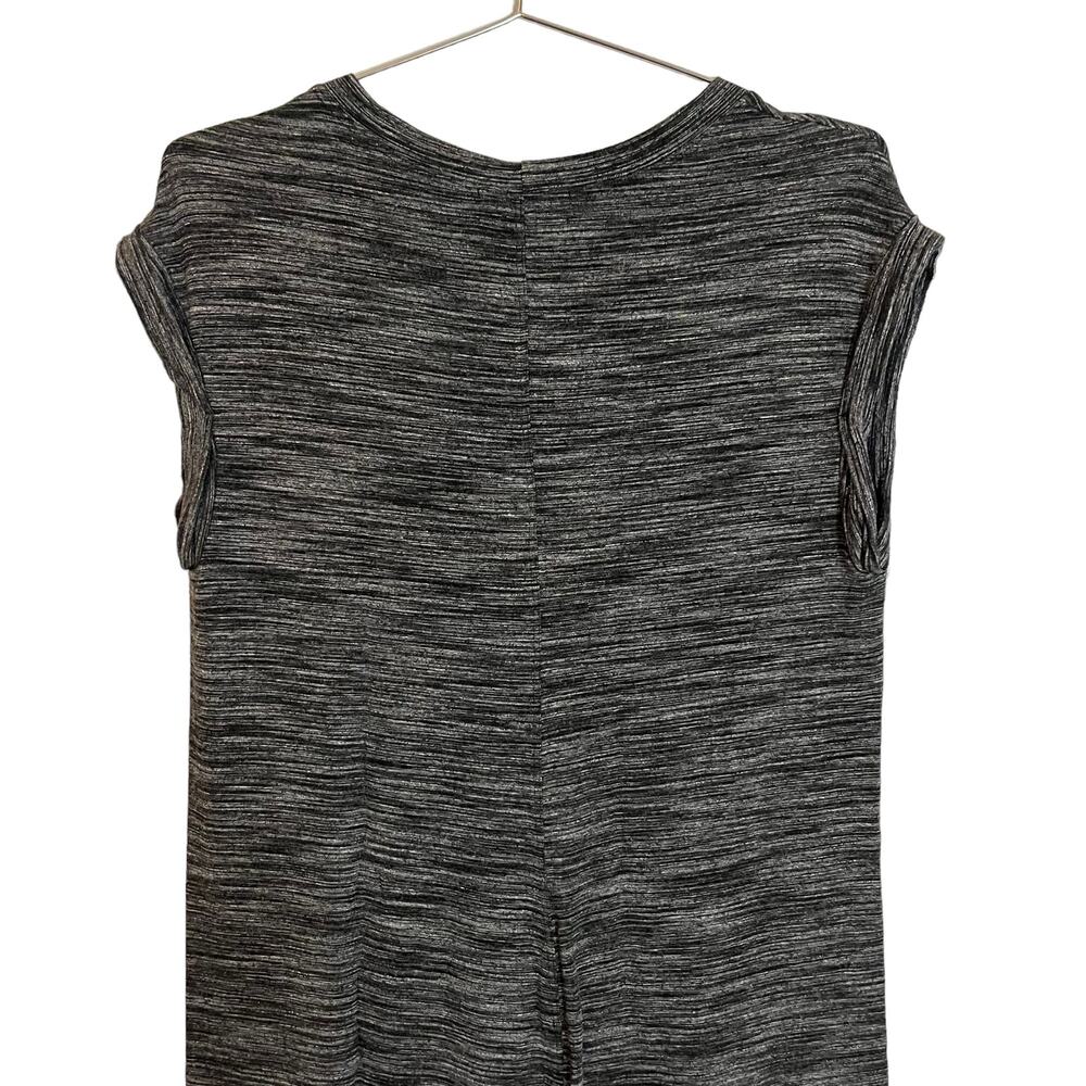 Cloth & Stone Womens Heathered Gray Sleeveless T Shirt Dress M - Picture 4 of 6